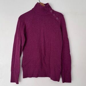 North Face cotton blend textured sweater